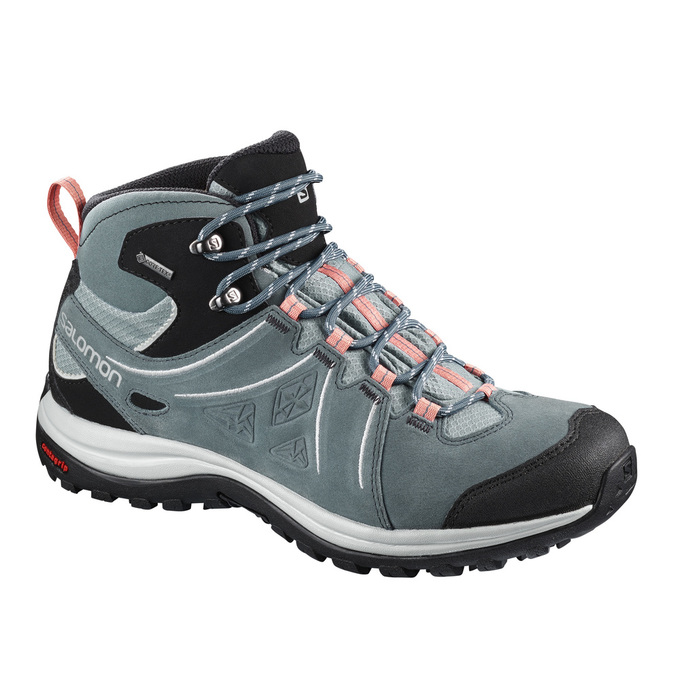 Buty Trekkingowe Damskie Salomon ELLIPSE 2 MID LTR GTX® W - Głęboka Turkusowe / Czarne - Polska (130